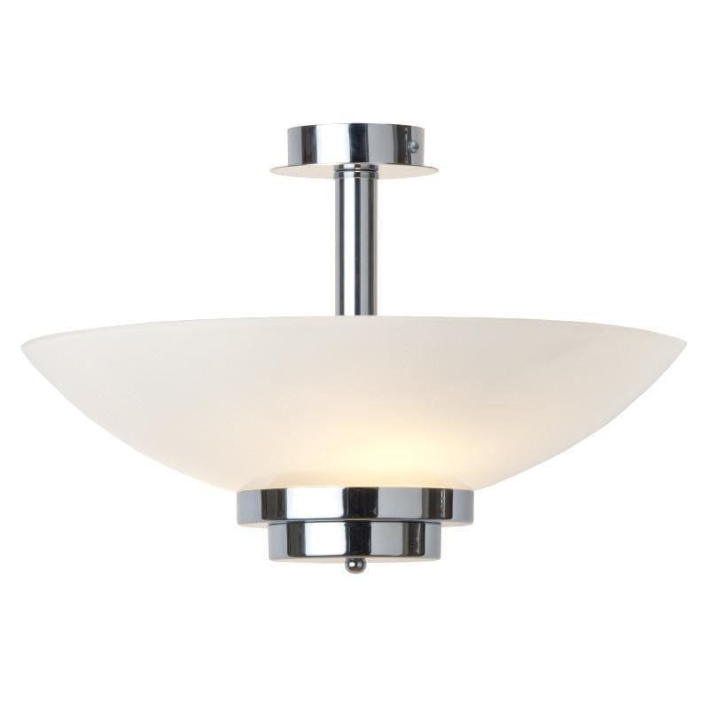 Art Deco Flush & Semi Flush - Kansa Stratton Art Deco Semi Flush Ceiling Light Stratton64