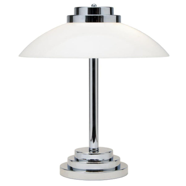Art Deco Table Lamp - Kansa Stratton Chrome Table Lamp STRATTON57