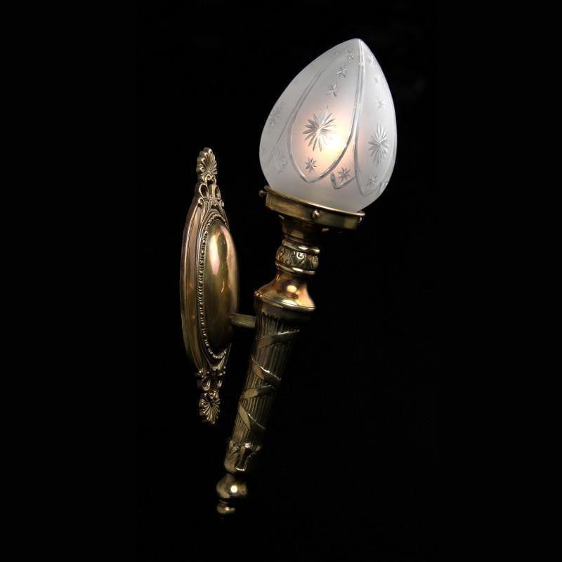 Art Deco Wall Light - Kansa Pinestar Art Deco Wall Light WALL32 1