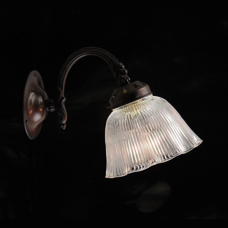 Art Deco Wall Light - Kansa Prismatic Art Deco Brass Wall Light WALL243 1