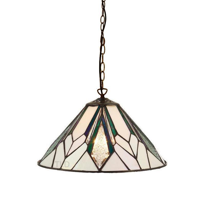 Interiors 1900 Astoria Small Tiffany Ceiling Light - 30cm