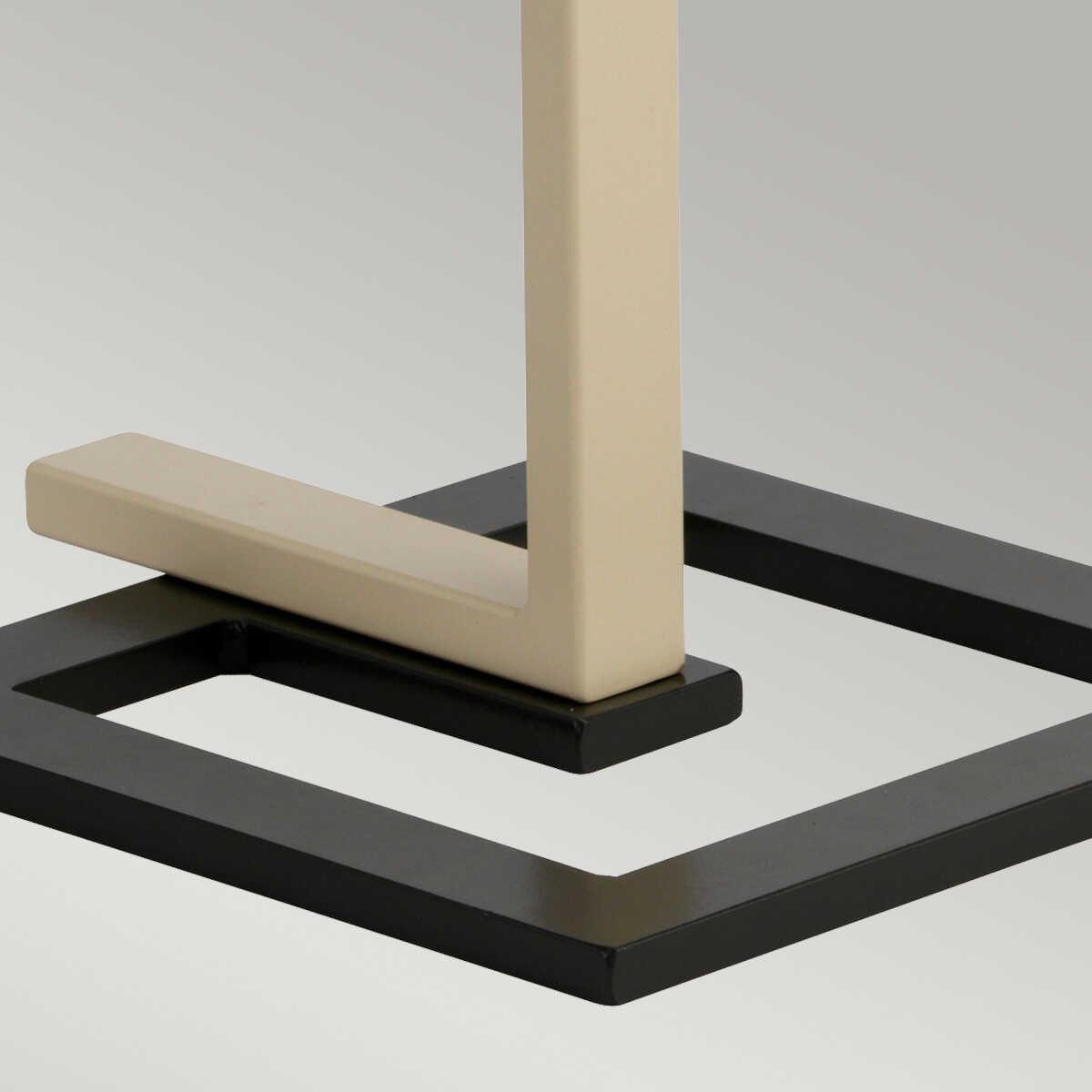 Elstead Lighting Axios Cream & Grey Floor Lamp & Grey Shade by Elstead Lighting 4