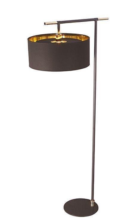 Elstead Balance Brown & Brass Floor Lamp BALANCE/FL BRPB
