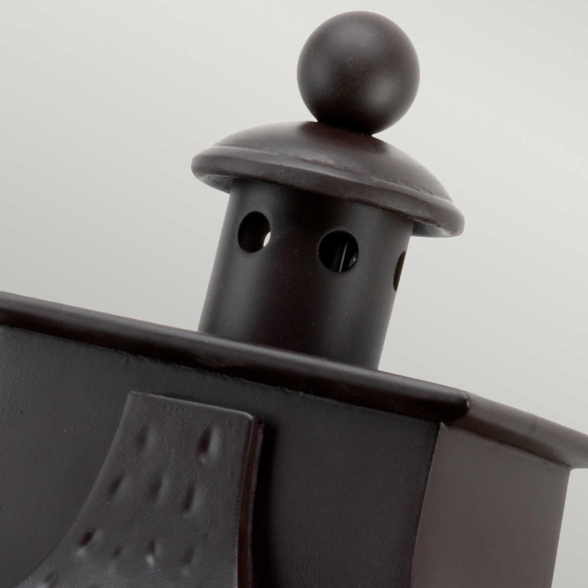 Elstead Balmoral Old Bronze Finish Large Outdoor Wall Close up image