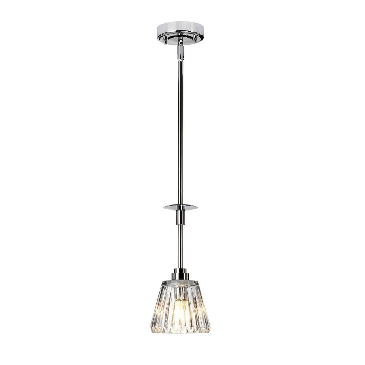 Agatha 1 Light Pendant - Polished Chrome