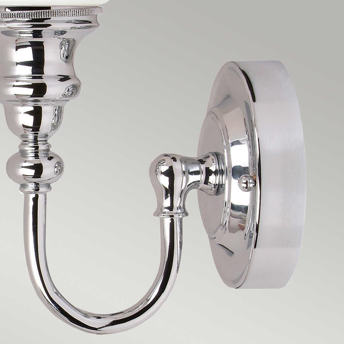 cheadle polished chrome finish bathroom wall light Living Room Close Up