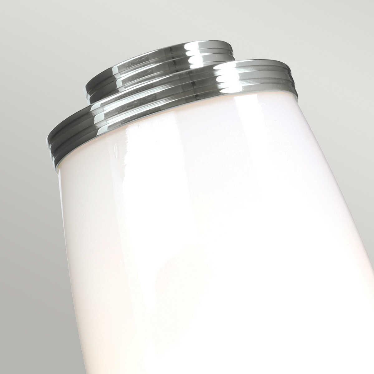 eliot polished chrome finish solid brass bathroom wall light Detailed Close Up