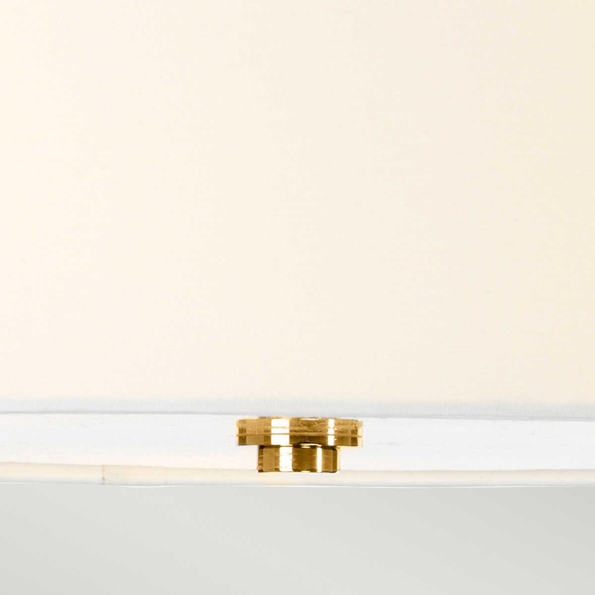 elstead falmouth 3 light semi flush gold bathroom light Detailed Close Up