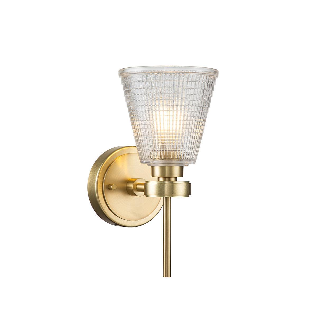 Elstead Gunnislake 1 Light Chrome Bathroom Wall Light image 1