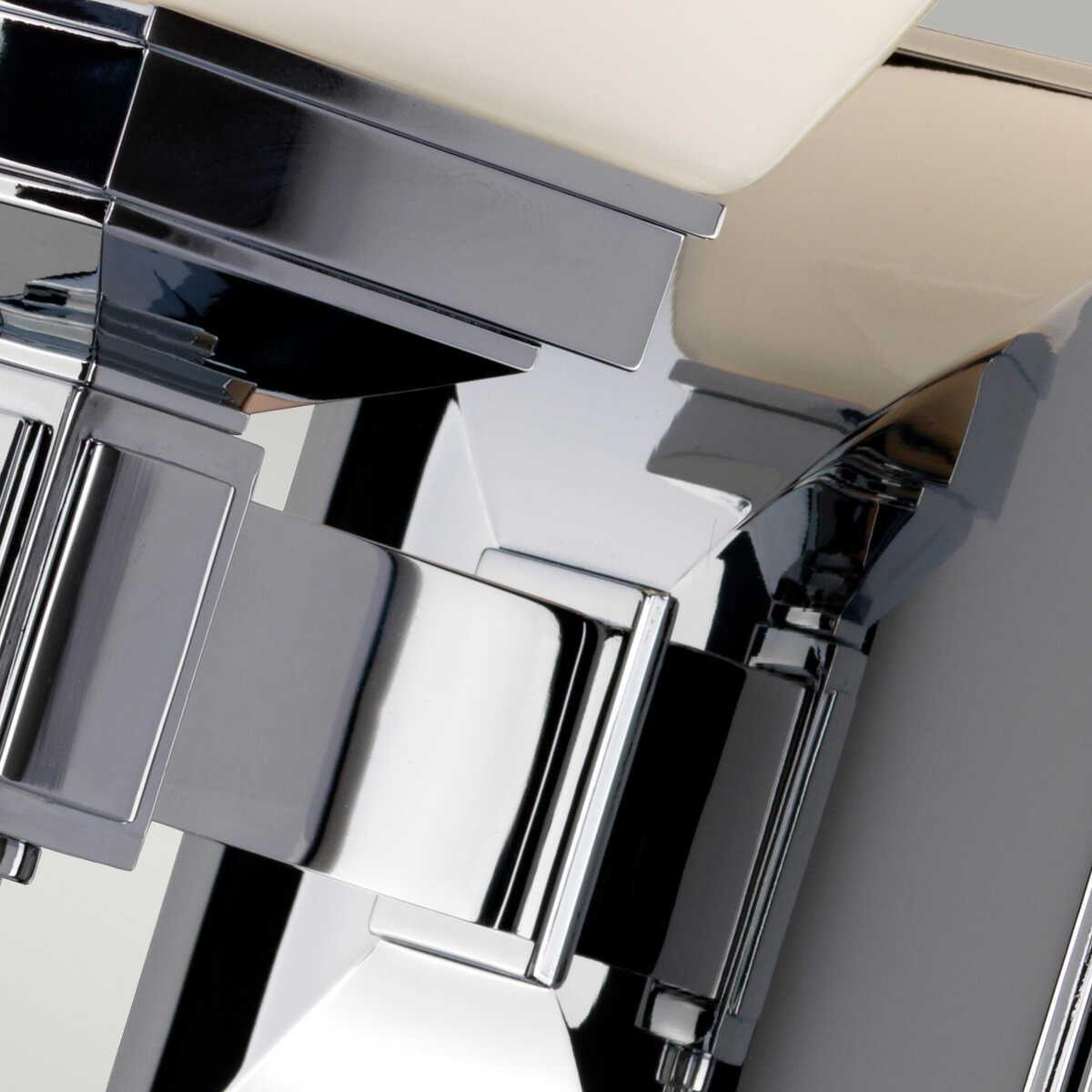 shirebrook polished chrome finish bathroom wall light Close Up