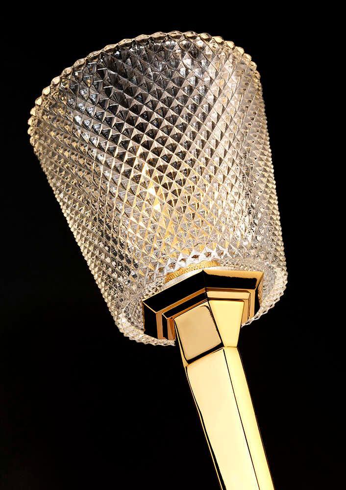 Elstead Lighting Verity 1 Polished Gold Bathroom Wall Light Living Room Shade Image