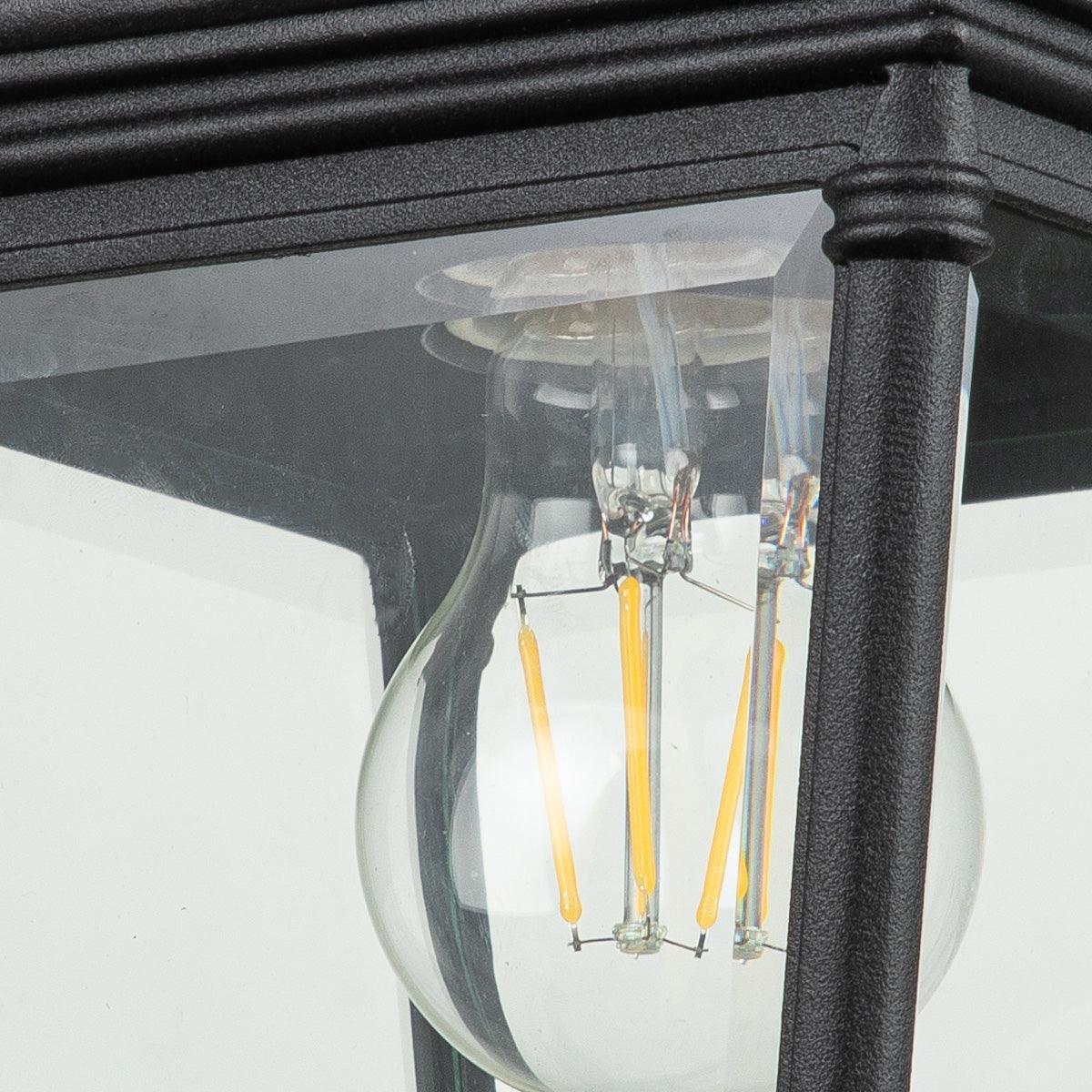 elstead bayview 1 light medium outdoor wall lantern Close Up