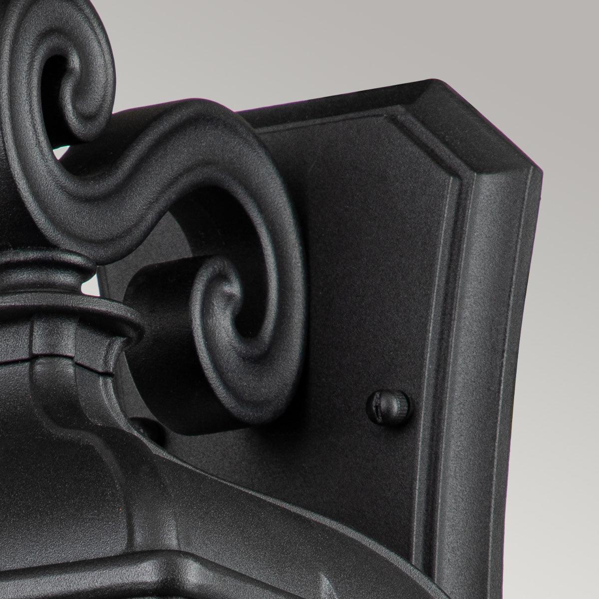 elstead bayview 1 light medium outdoor wall lantern Detailed Close Up