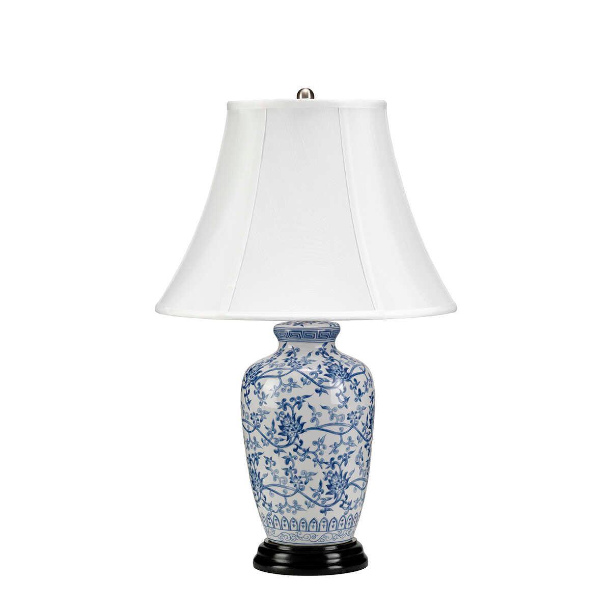 Elstead Blue Ginger Jar Ceramic Table Lamp