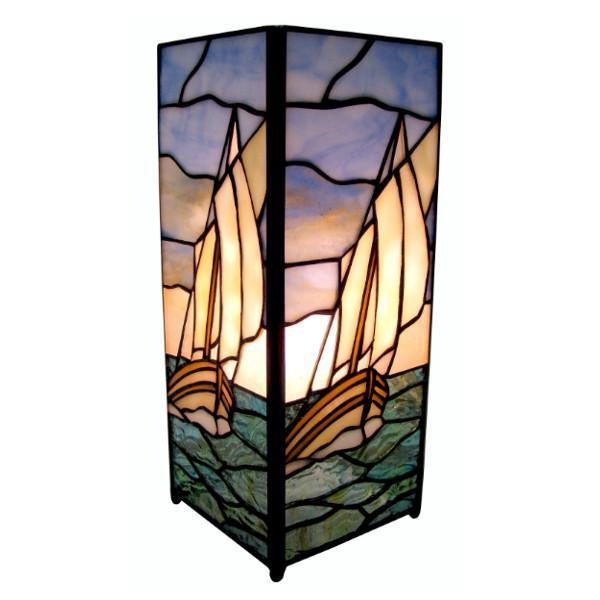Chichester Medium Square Tiffany Lamp