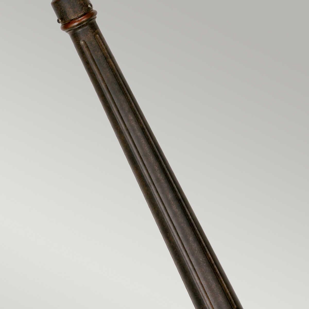 elstead baltimore weathered bronze finish medium outdoor pillar lantern Close Up LED Bulb