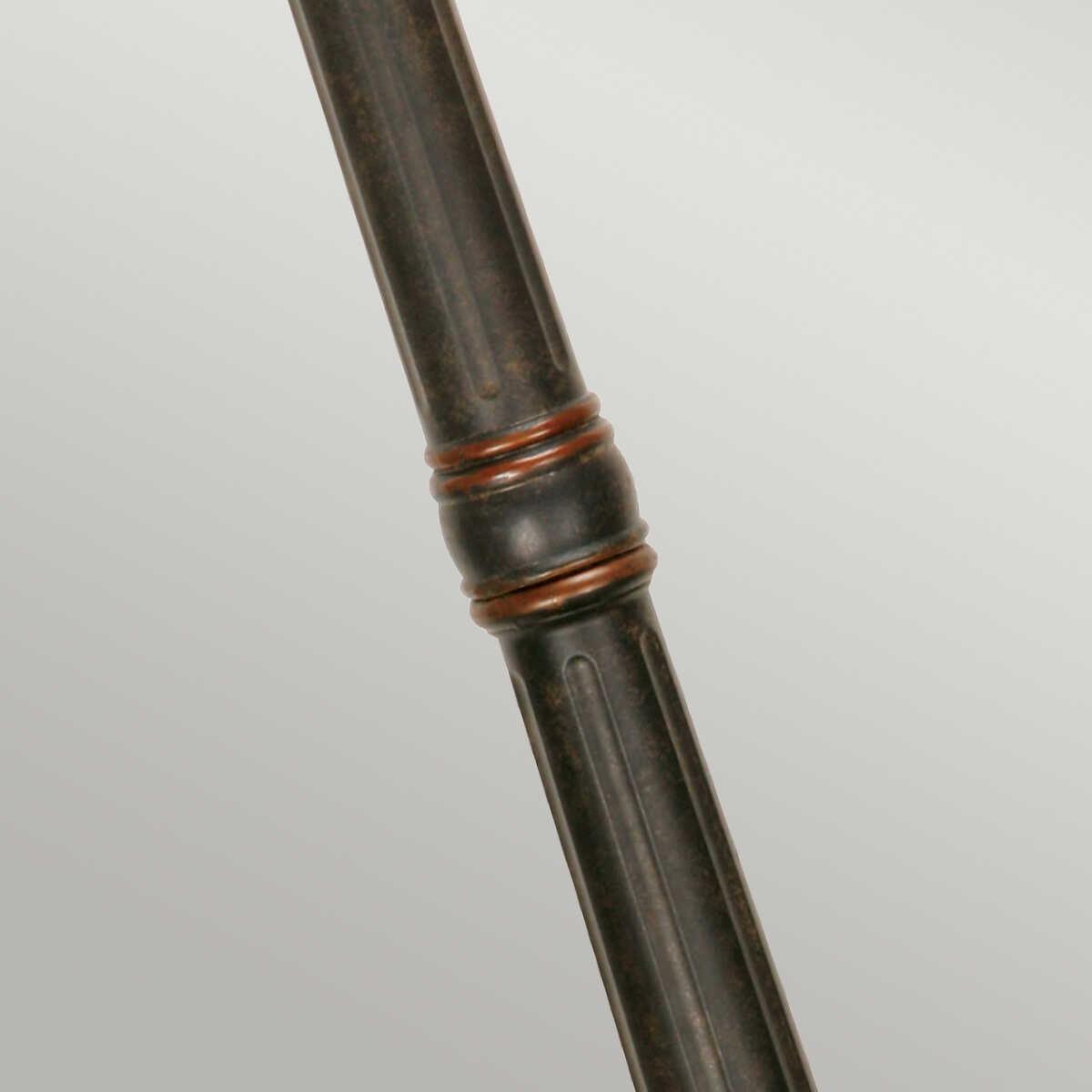 elstead baltimore weathered bronze finish large outdoor lamp post lantern Close Up LED Bulb