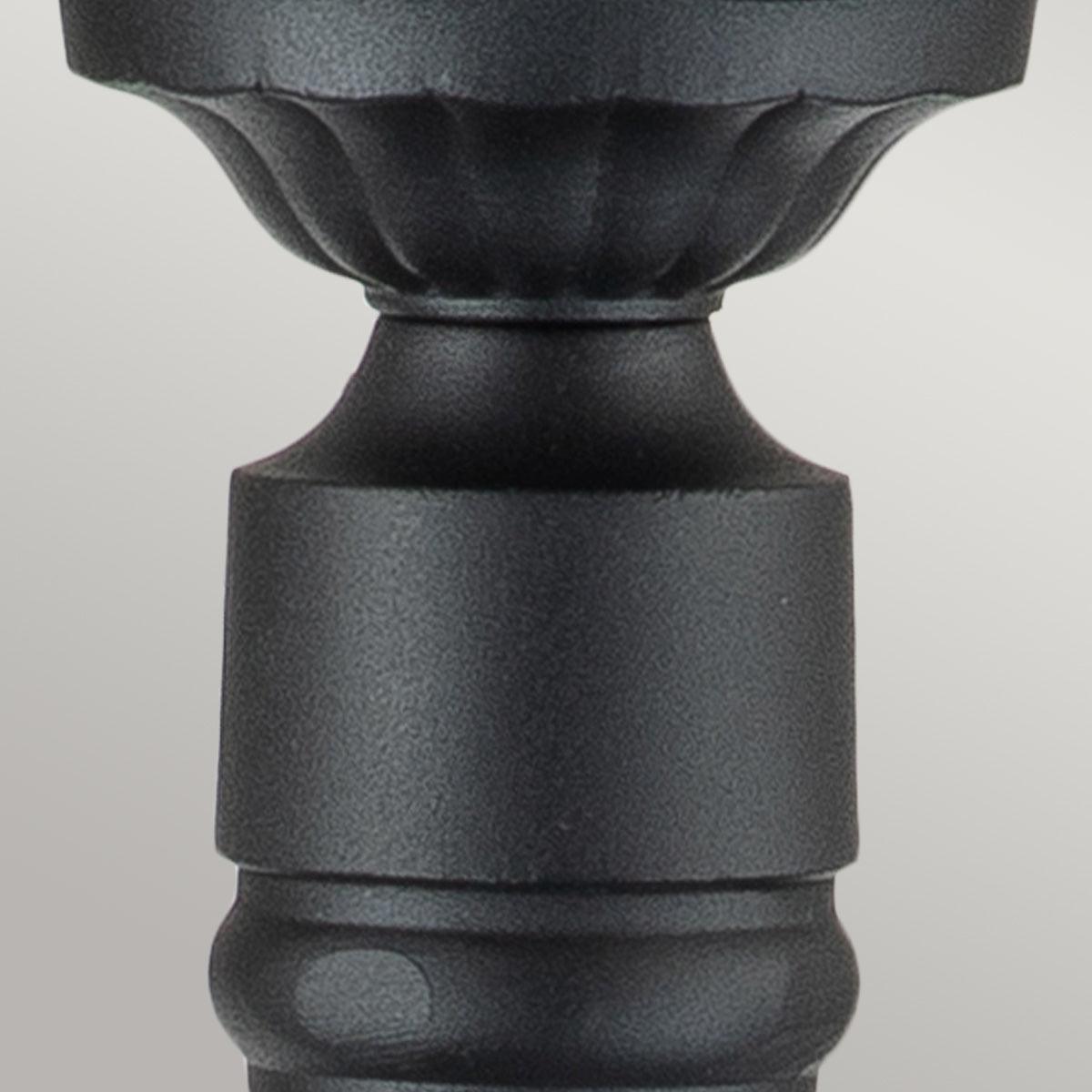 elstead chicago 1 light small outdoor pillar lantern Living Room Close Up