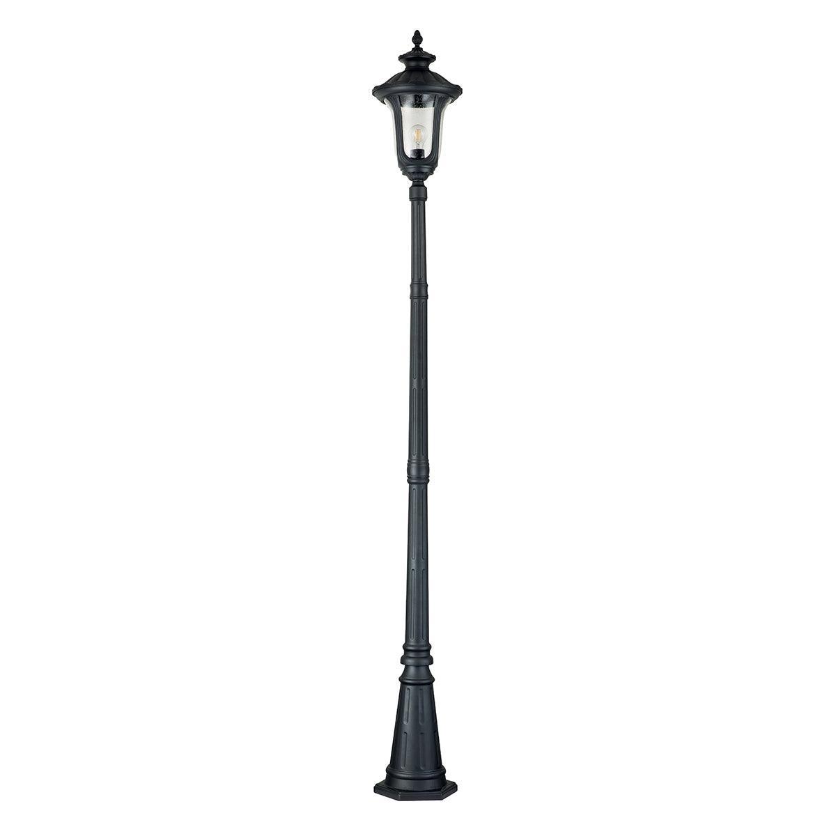 elstead chicago 1 light single outdoor head lamp post