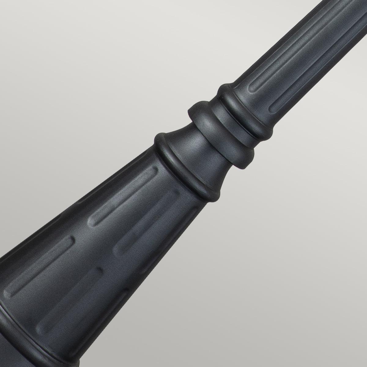 elstead chicago 1 light single outdoor head lamp post Close Up