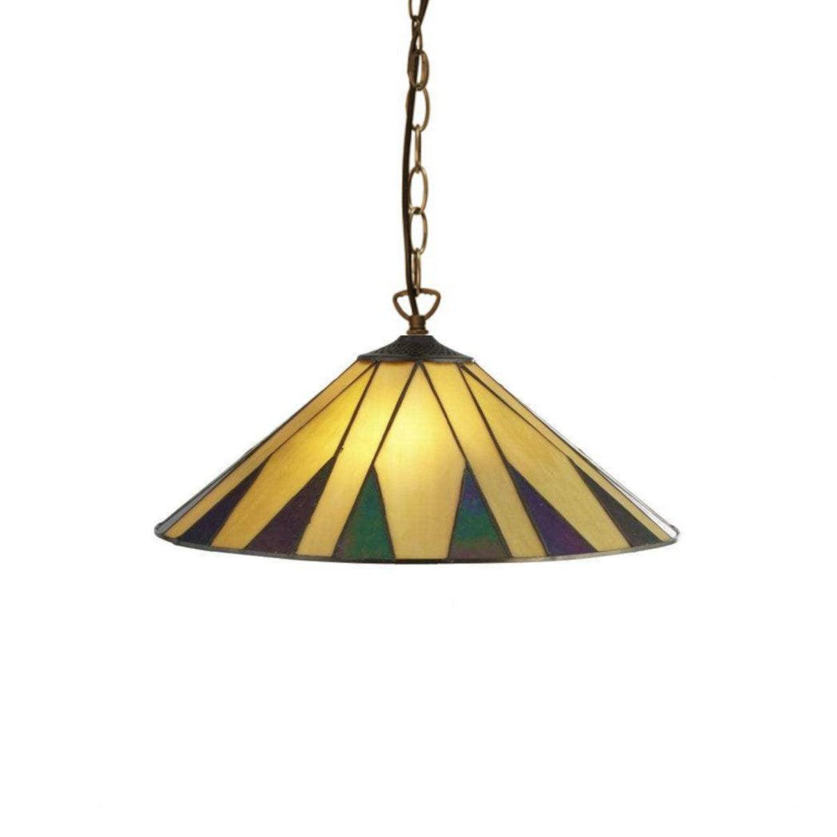 Searchlight Charleston Tiffany Ceiling Light