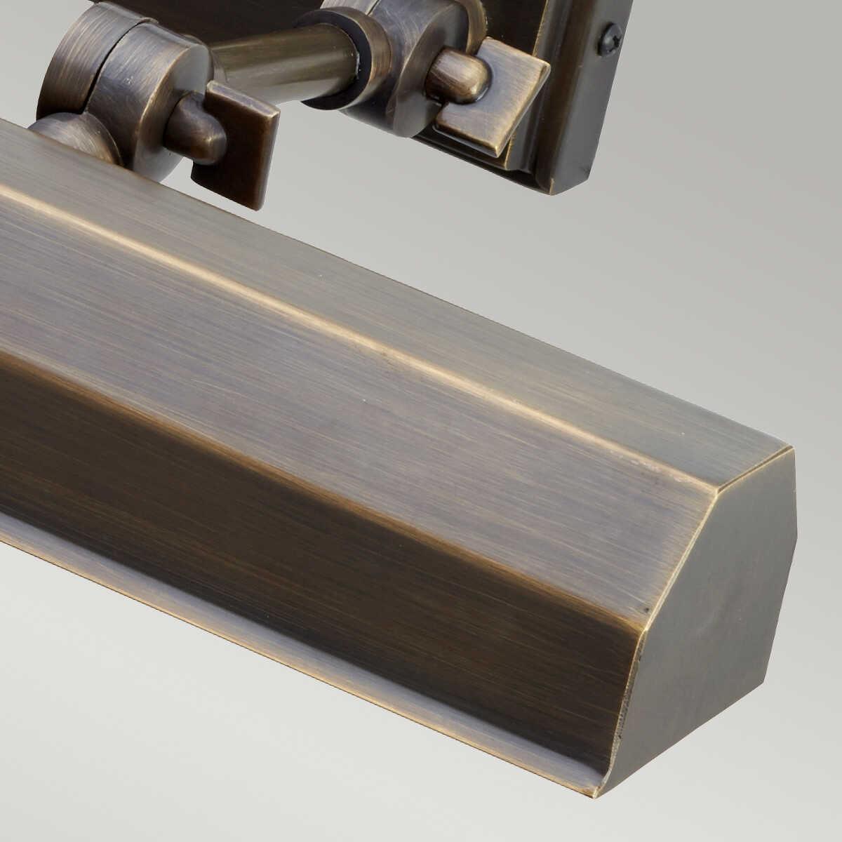 chawton medium dark bronze picture light elstead lighting Detailed Close Up