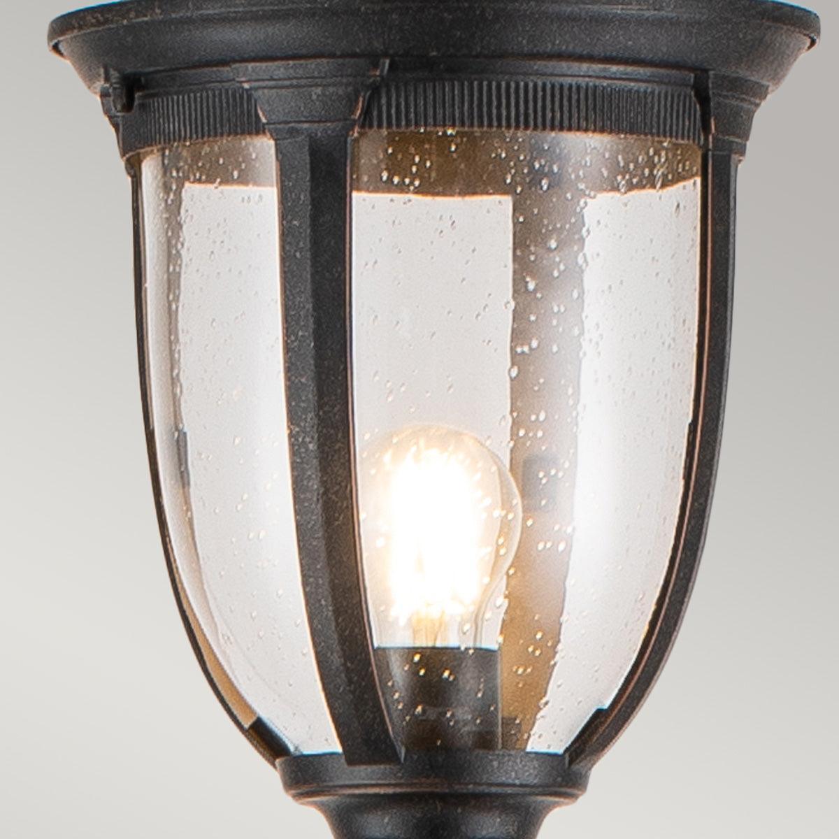 elstead cleveland 1 light bronze single head lamp post Living Room Close Up