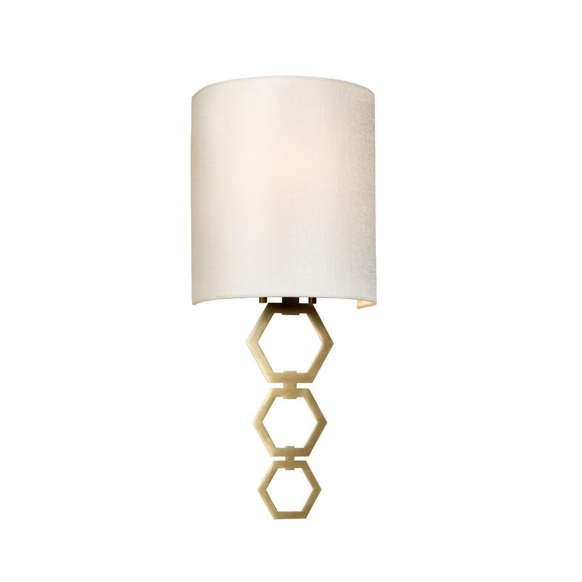 Clark Small 1 Light Aged Brass Wall Light ,CLARK-SMALL-AB,Elstead Lighting,1