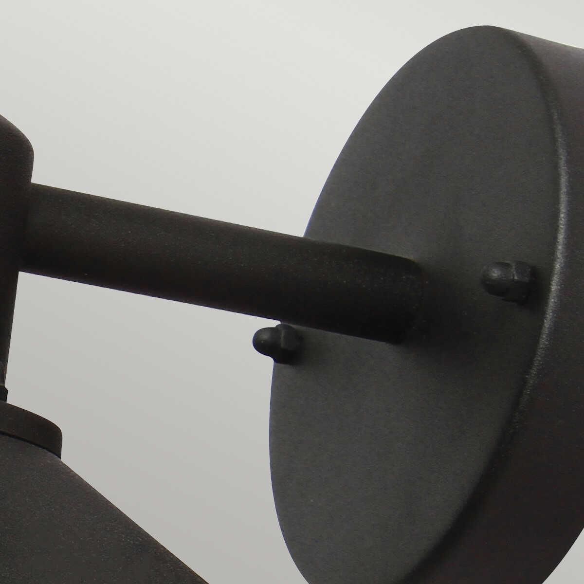 elstead copenhagen black outdoor wall light Detailed Close Up