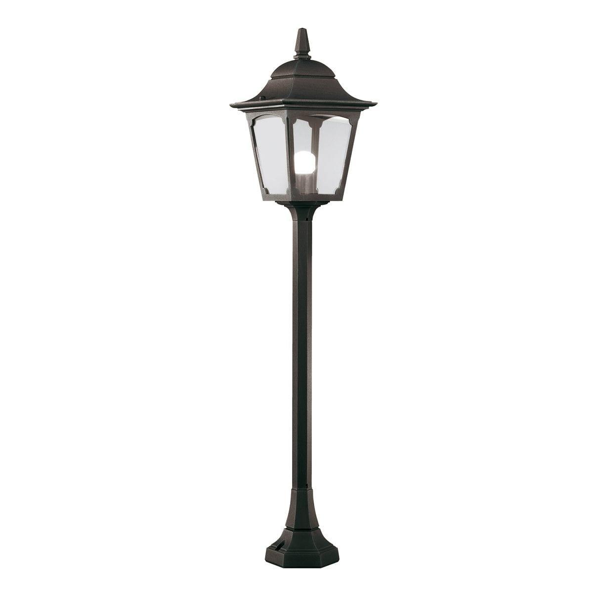 elstead lighting chapel 1 light black pillar outdoor lantern