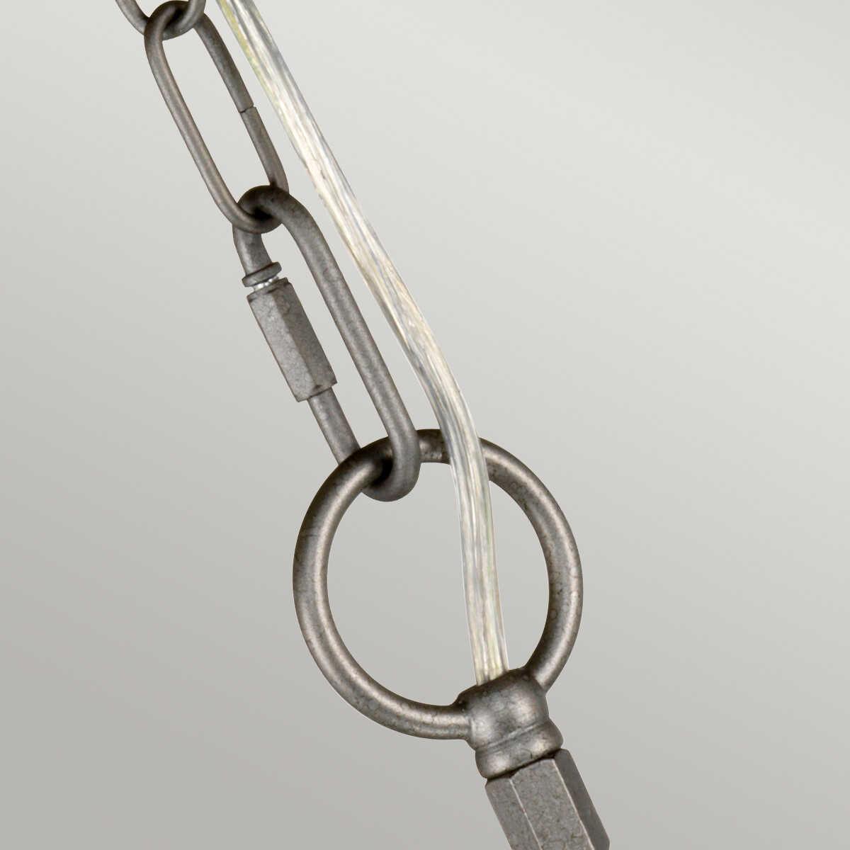 Elstead Lighting Crown 3 Light Silver Chandelier Ceiling Light-Elstead Lighting-2-Tiffany Lighting Direct