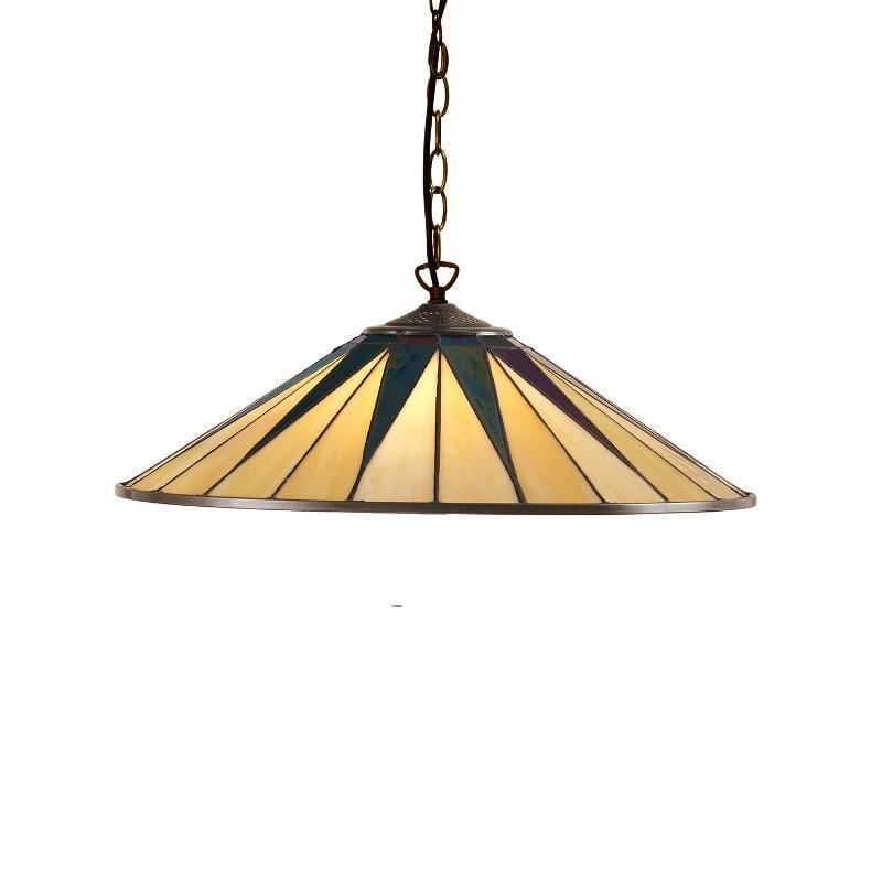 Dark Star Large Tiffany Pendant by Interiors 1900