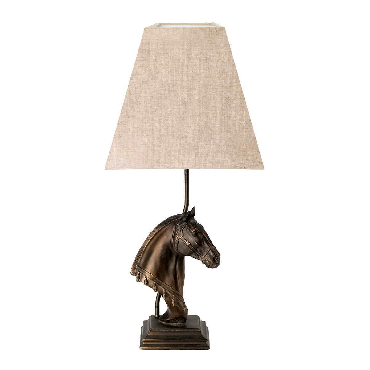 Eclipse 1 Light Bronze Table Lamp With Tapered Square Shade Elstead Lighting 3