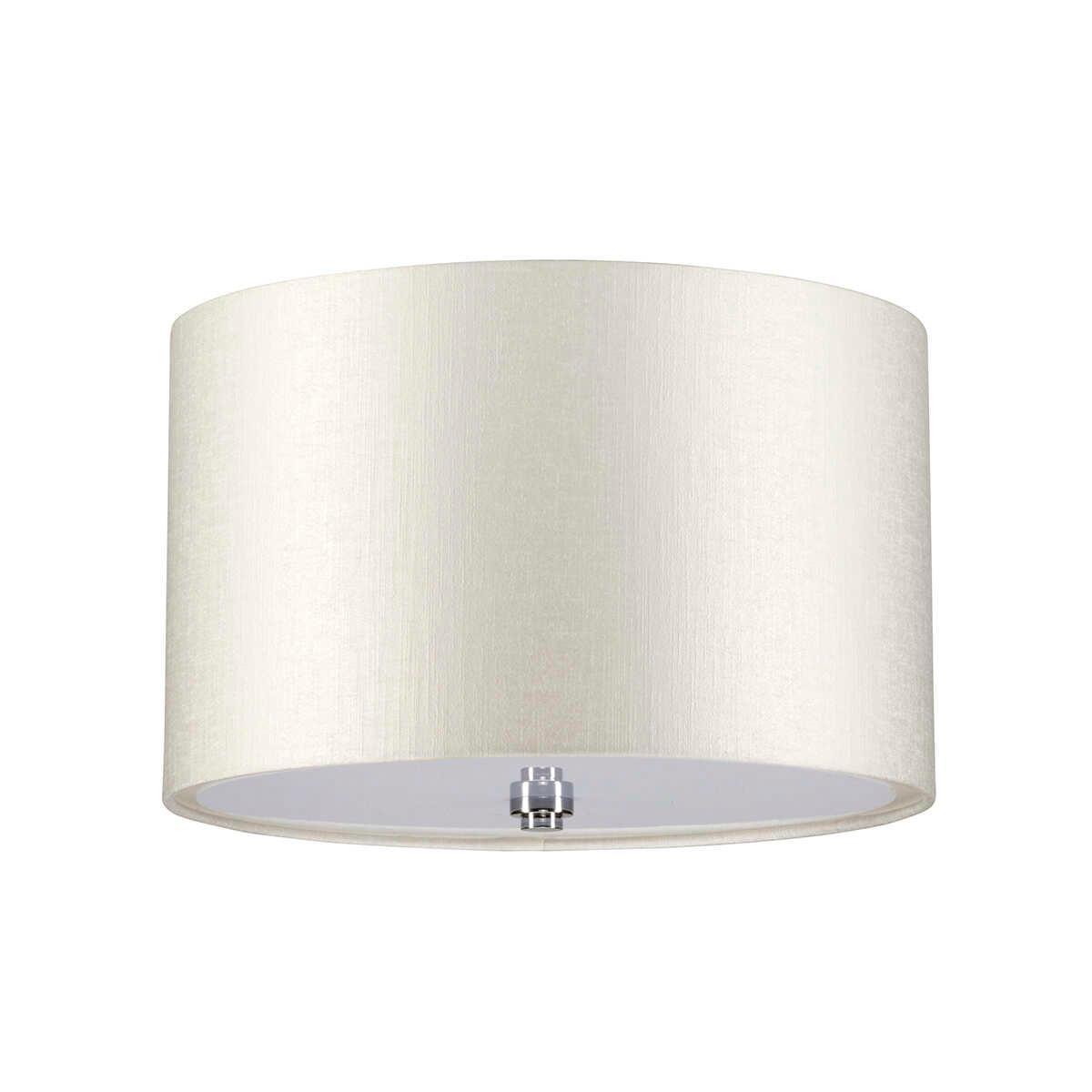Elstead Fletcher 14" Pendant with Polished Chrome Finial Living room wide shot