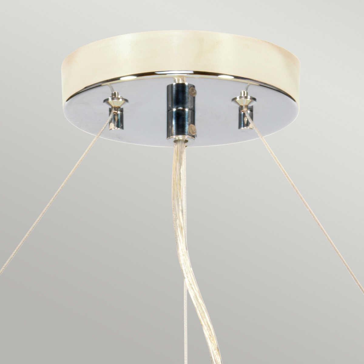 Elstead Pearce 26" Pendant with Chrome Ceiling Pan-Ceiling Pendant Lights-Elstead Lighting-2-Tiffany Lighting Direct