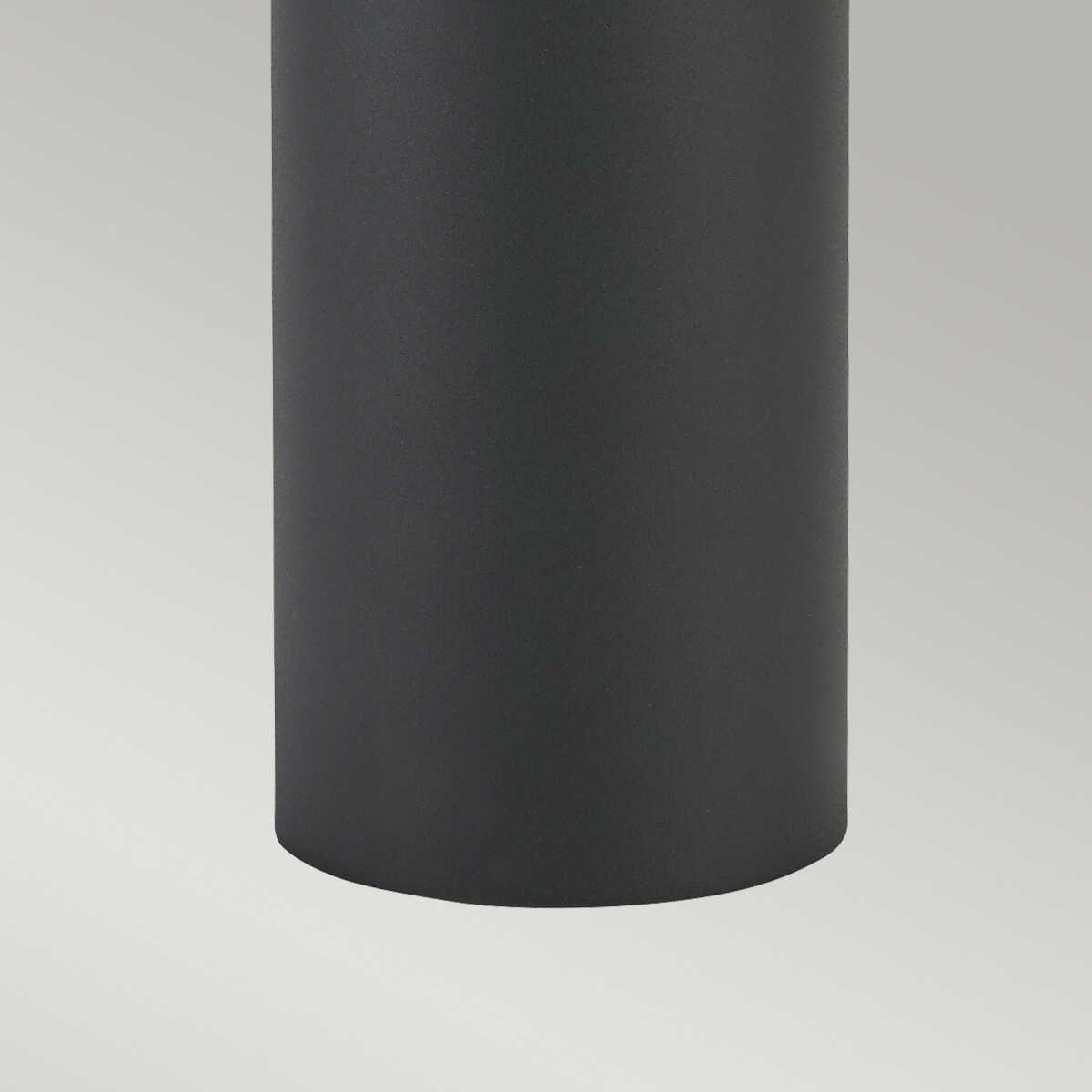 norlys egersund led short graphite outdoor bollard light Detailed Close Up