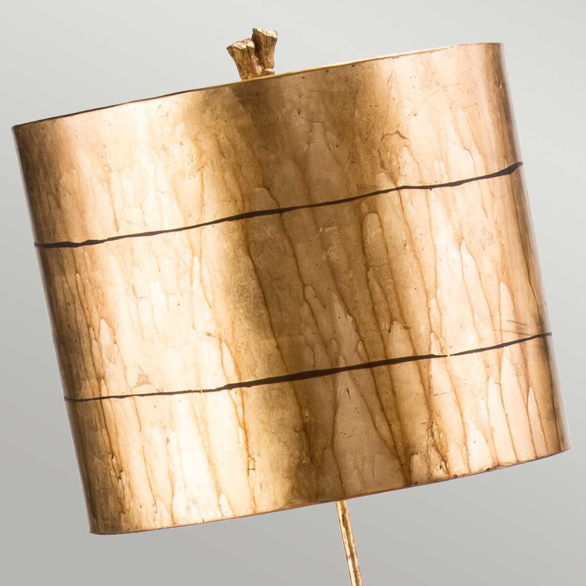 Flambeau Fragment 1 Light Gold Floor Lamp by Elstead Lighting 2