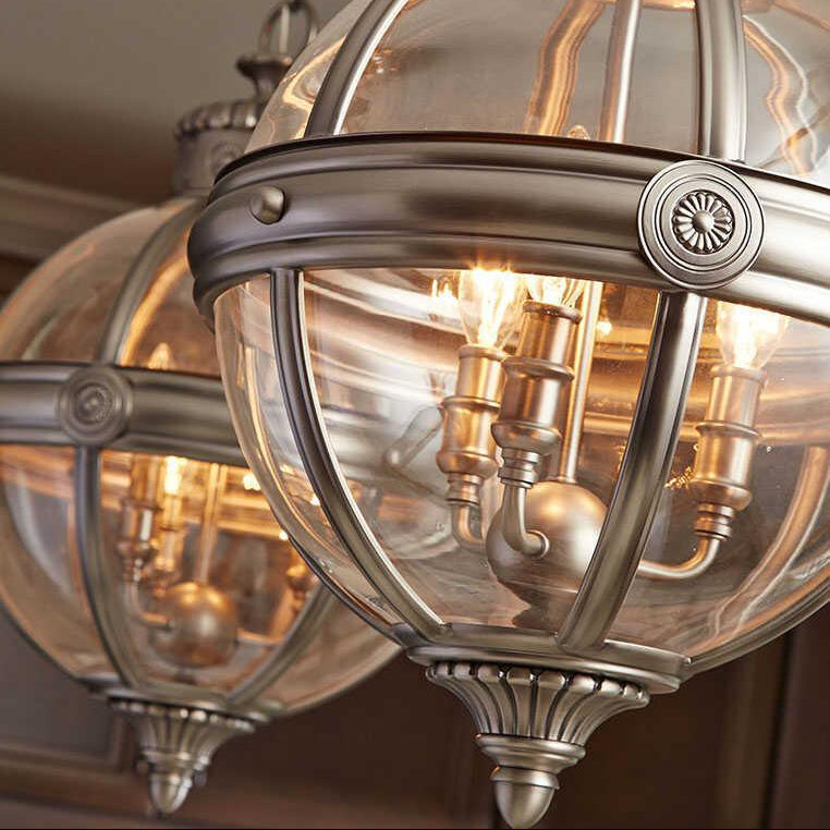 Feiss Adams 3 Light Pendant Ceiling Light-Ceiling Pendant Lights-Elstead Lighting-9-Tiffany Lighting Direct