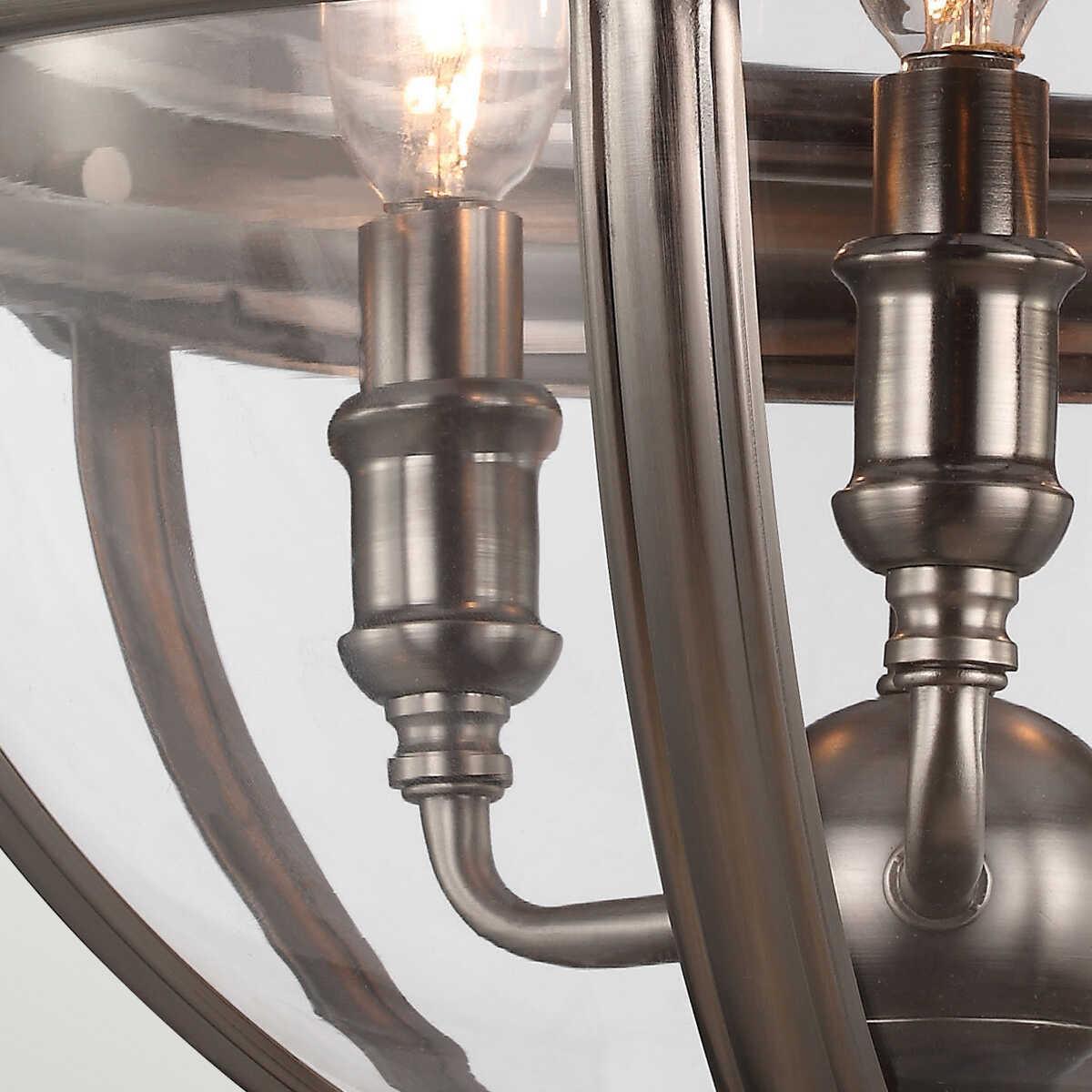 Feiss Adams 3 Light Pendant Ceiling Light-Ceiling Pendant Lights-Elstead Lighting-8-Tiffany Lighting Direct