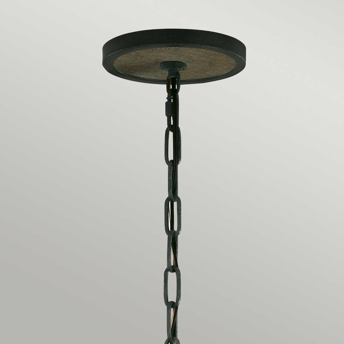 Feiss Allier Ceiling Lantern 4 Light Wood Finish-Ceiling Pendant Lights-Elstead Lighting-6-Tiffany Lighting Direct
