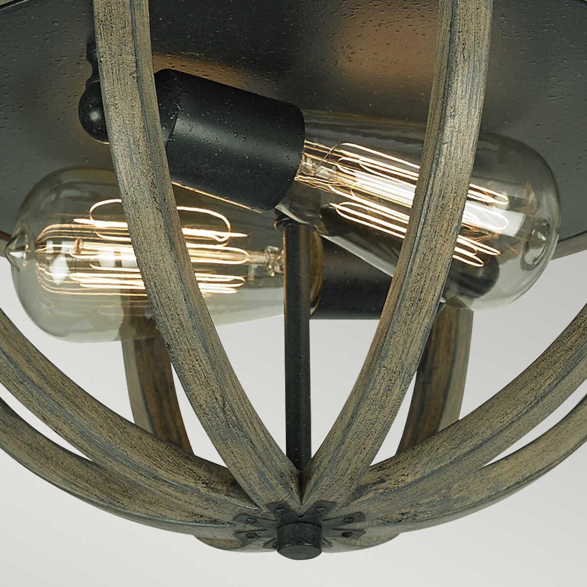 Traditional Flush & Semi Flush Ceiling Lights - Feiss Allier Flush Mount Ceiling Light FE/ALLIER/F WW