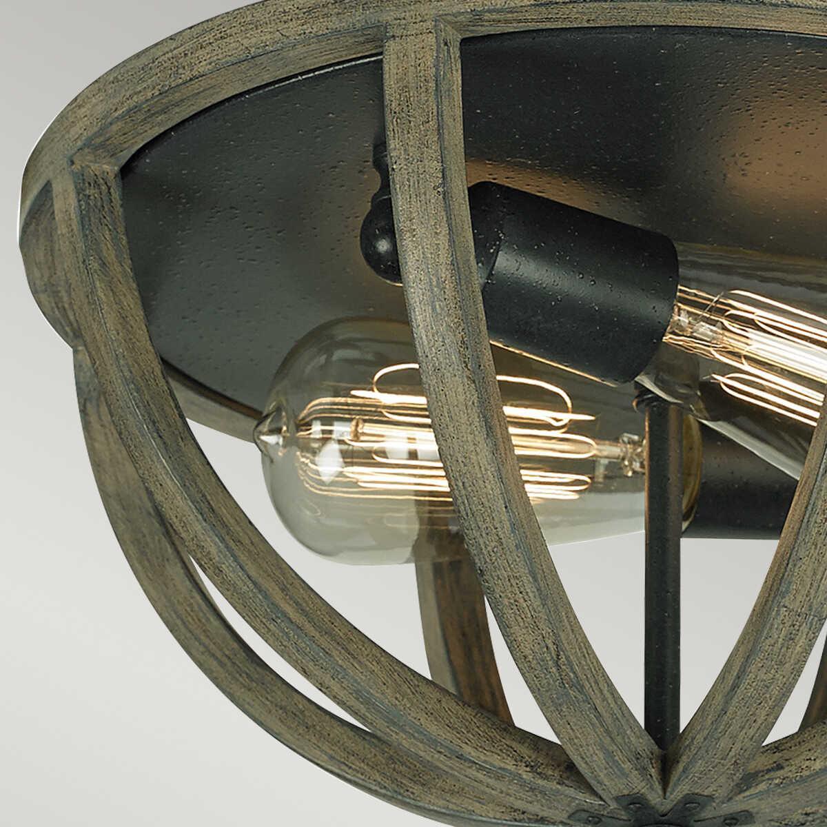 Traditional Flush & Semi Flush Ceiling Lights - Feiss Allier Flush Mount Ceiling Light FE/ALLIER/F WW