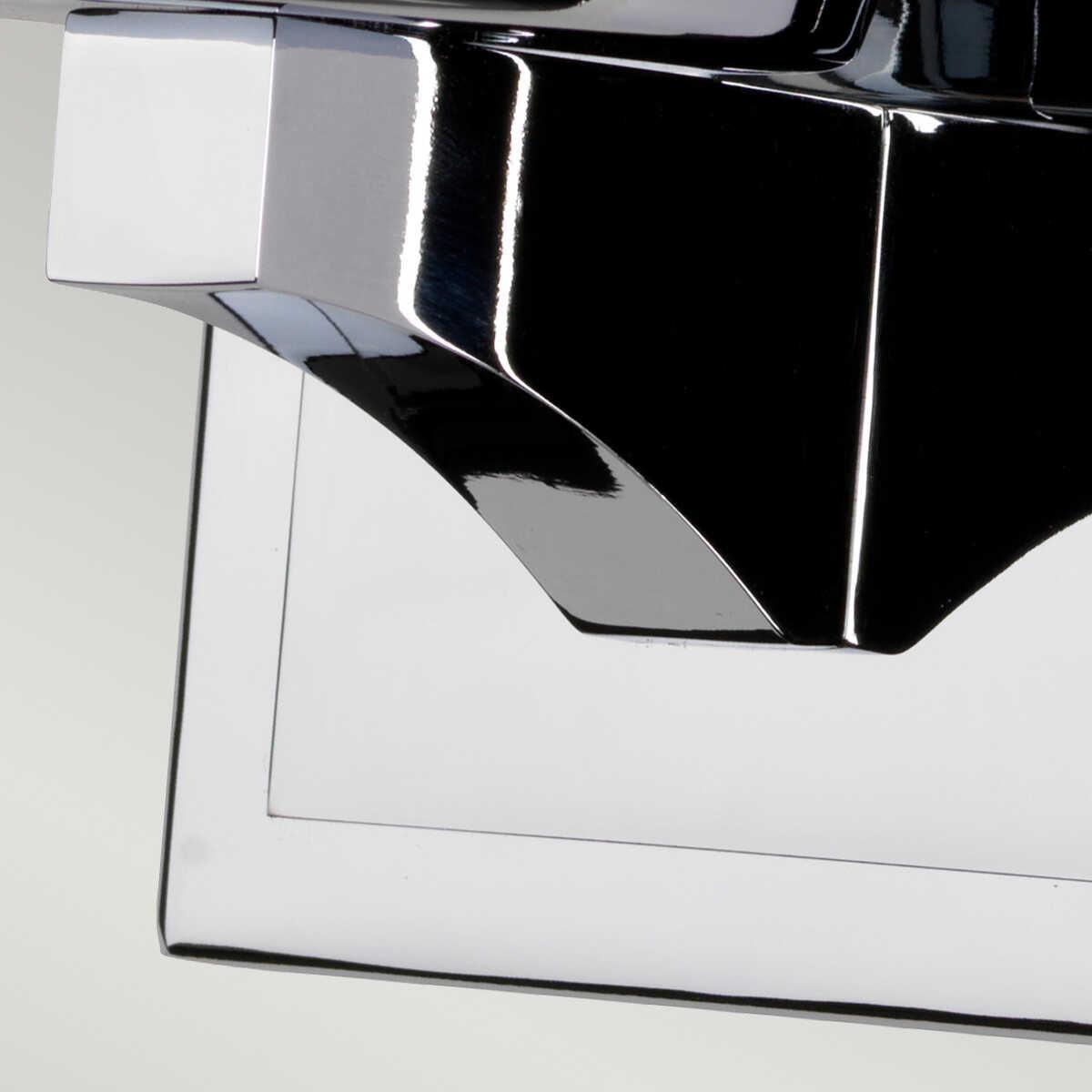 feiss amalia 1 light large polished chrome bathroom wall light Detailed Close Up