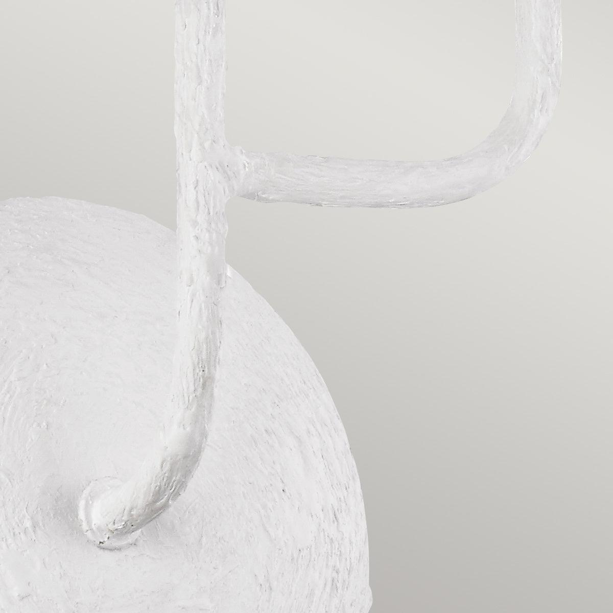 feiss annie 3 light white wall light Living Room Close Up