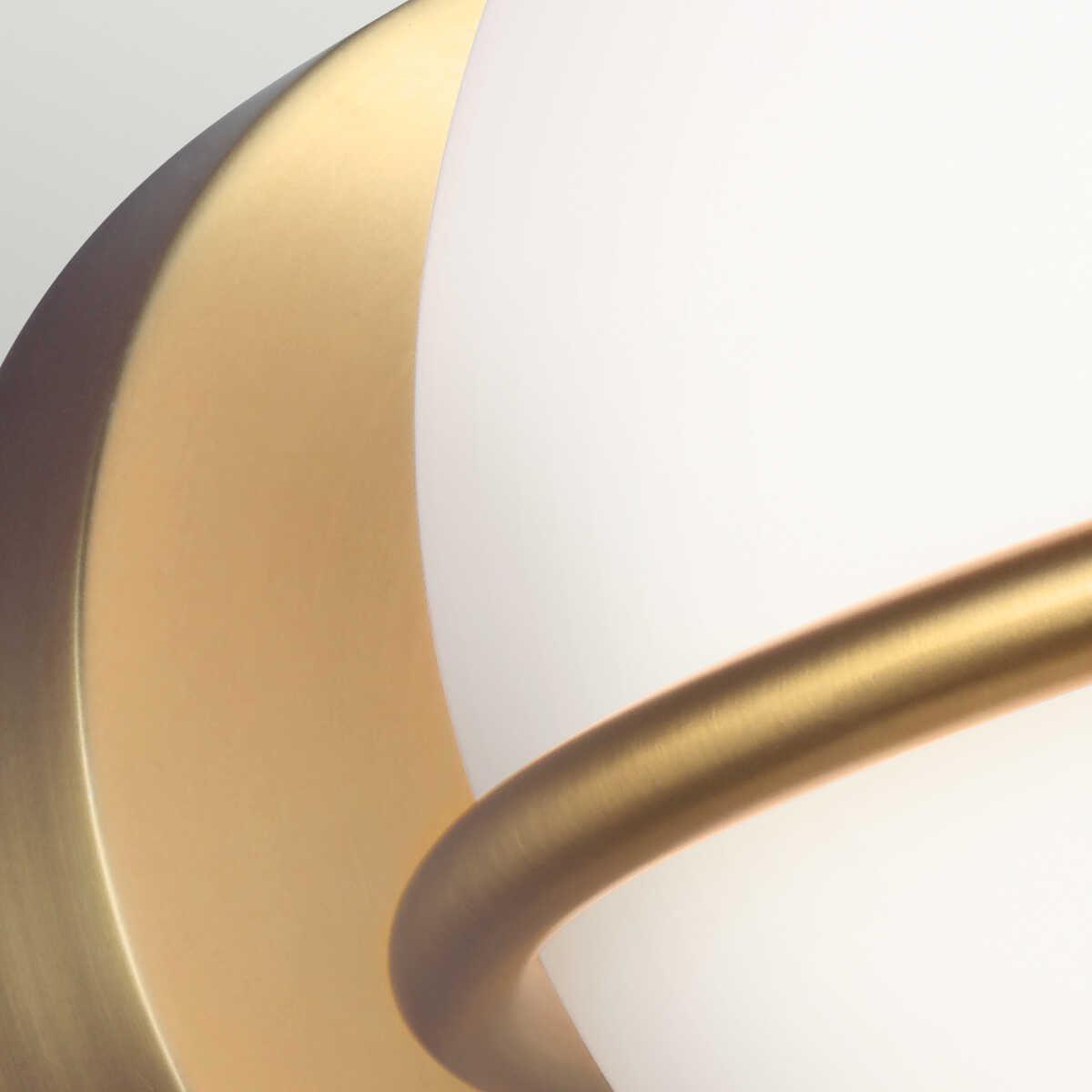 Feiss Apollo 1 Light Brass Wall Light FE-APOLLO1-BB,Elstead Lighting, living room close up image