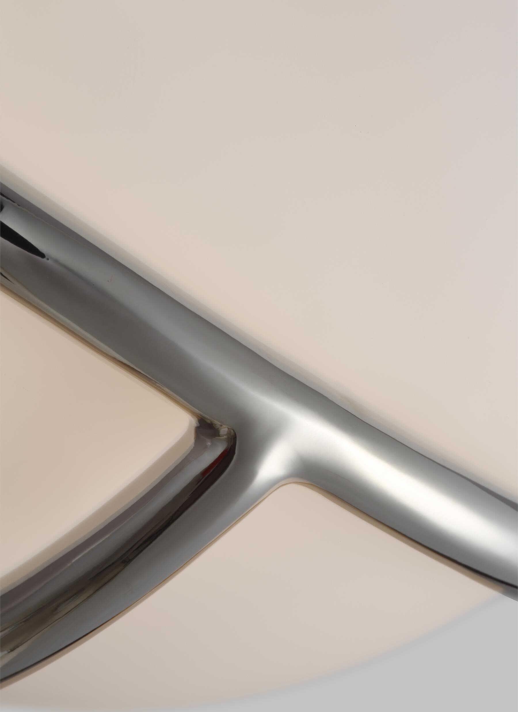 feiss apollo 1 light polished nickel wall light Close Up LED Bulb