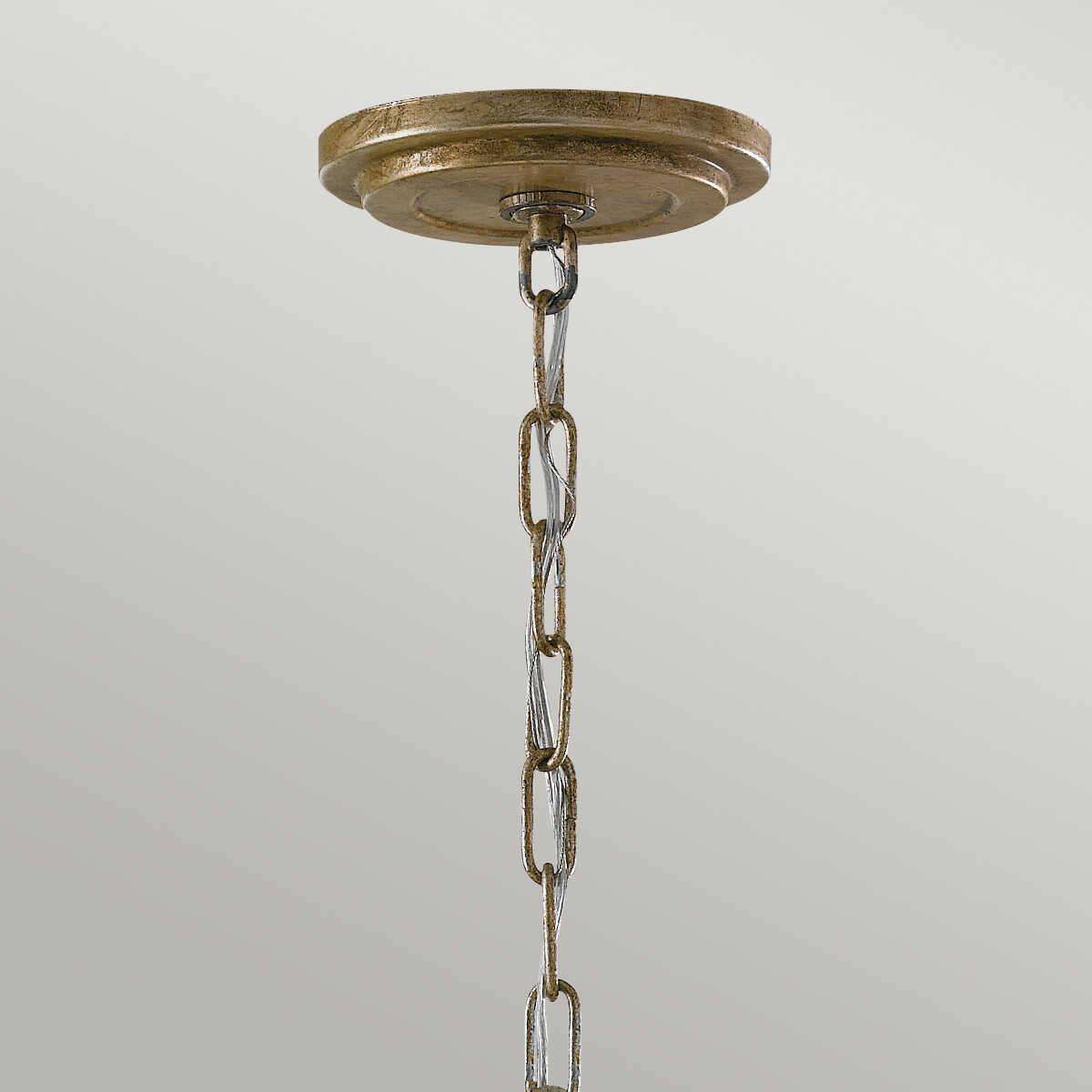 Feiss Argento Ceiling Lantern 1 Light Silver Finish-Ceiling Pendant Lights-Elstead Lighting-5-Tiffany Lighting Direct