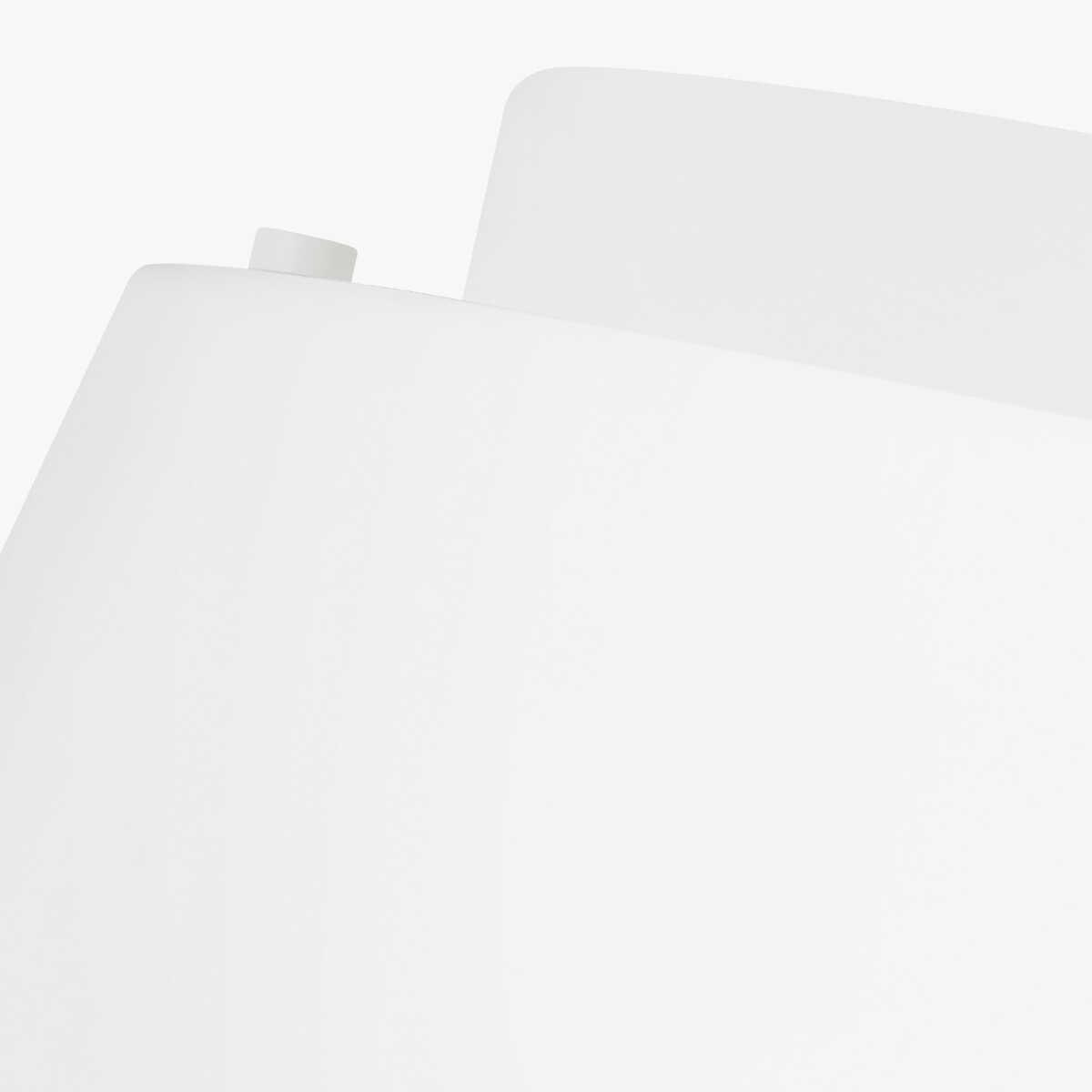 Feiss Asher 3 Light Matte White Flush Ceiling Light Living Room Image 2