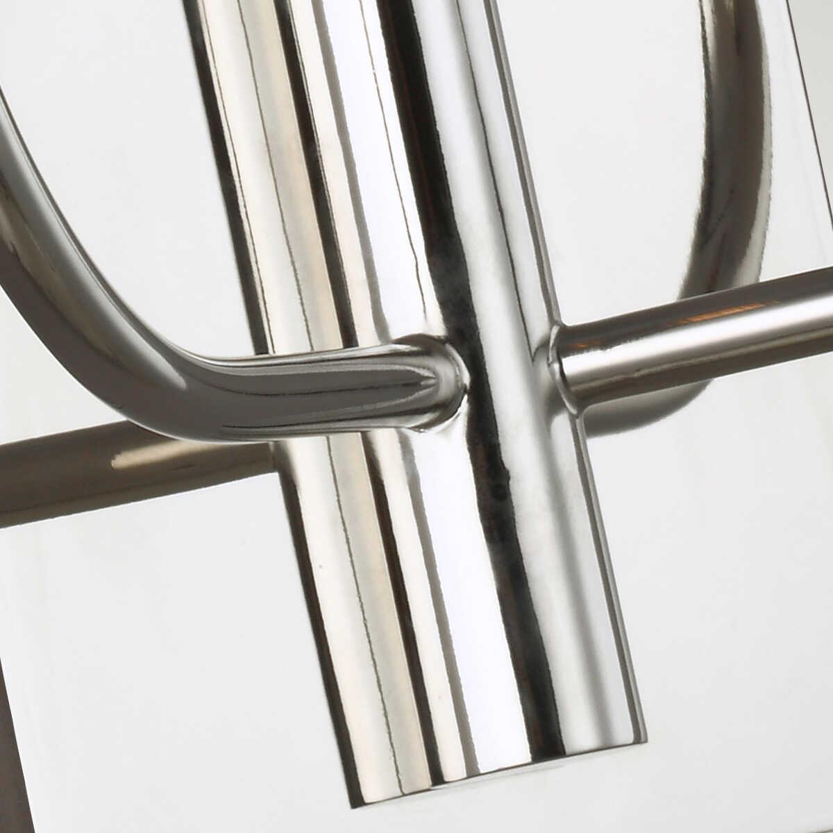 feiss brianna 2 light polished wall light Close Up