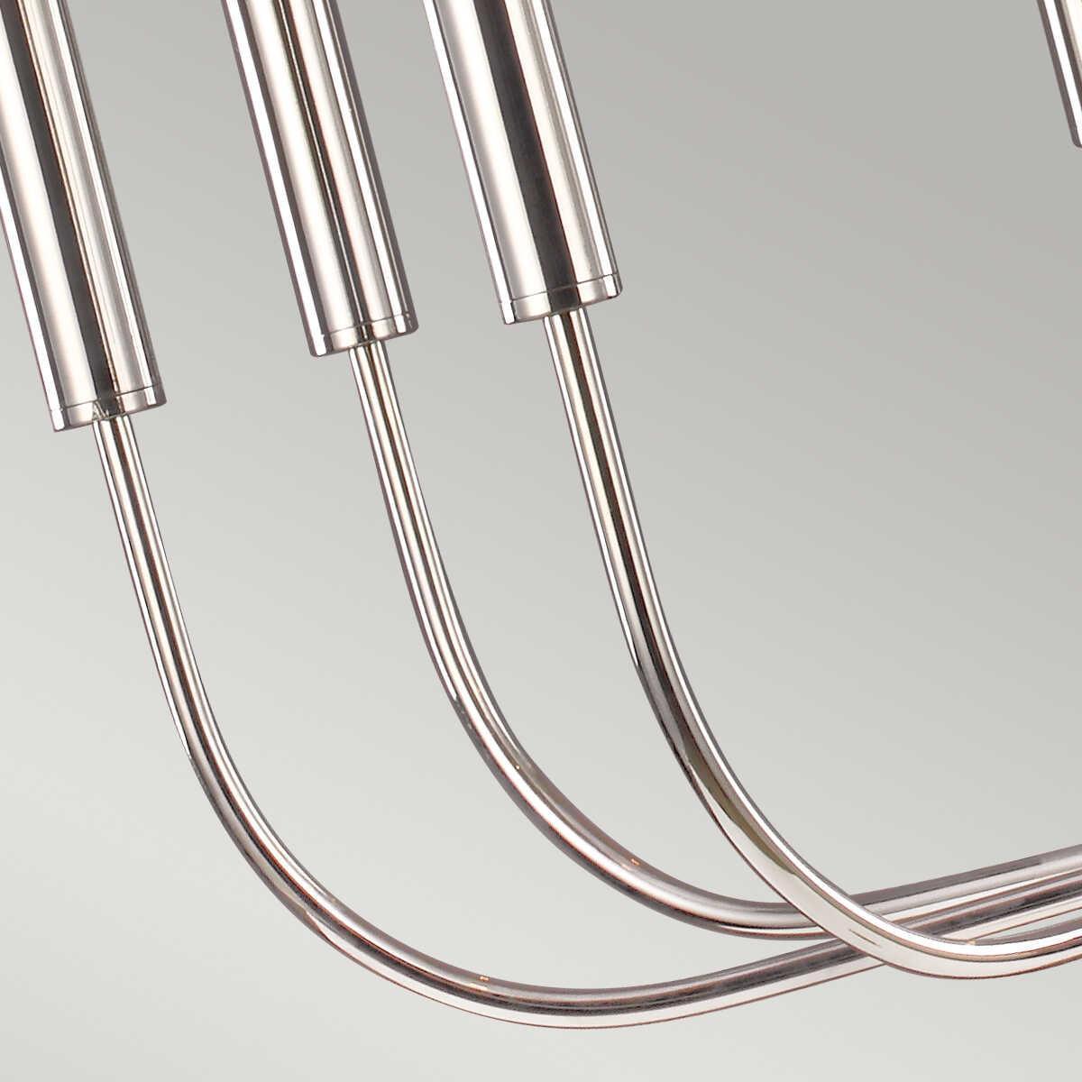 Feiss Brianna 9 Light Chandelier - Polished Nickel-Elstead Lighting-6-Tiffany Lighting Direct